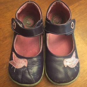 Purple with pink glittery bird